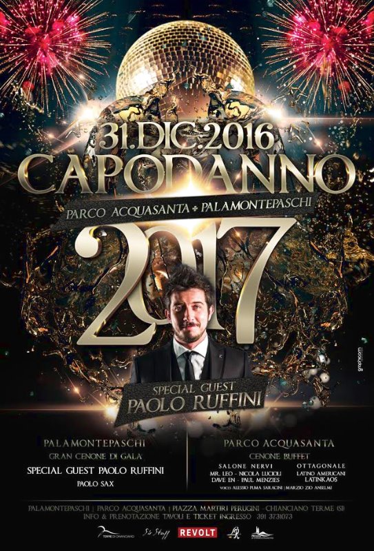 Capodanno 2017
Grande Festa alle Terme di Chianciano 